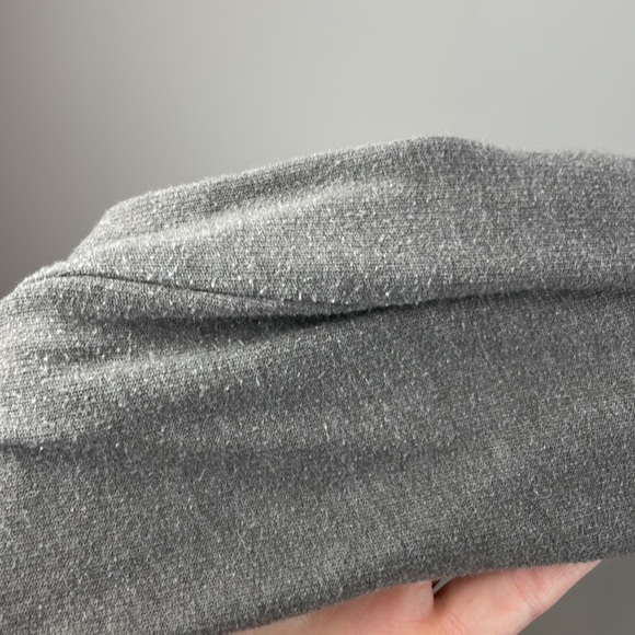 PINK 3/4 Zip Pullover Shirt SZ XS Love Pink on front Pockets Gray Black Letters - Picture 6 of 11